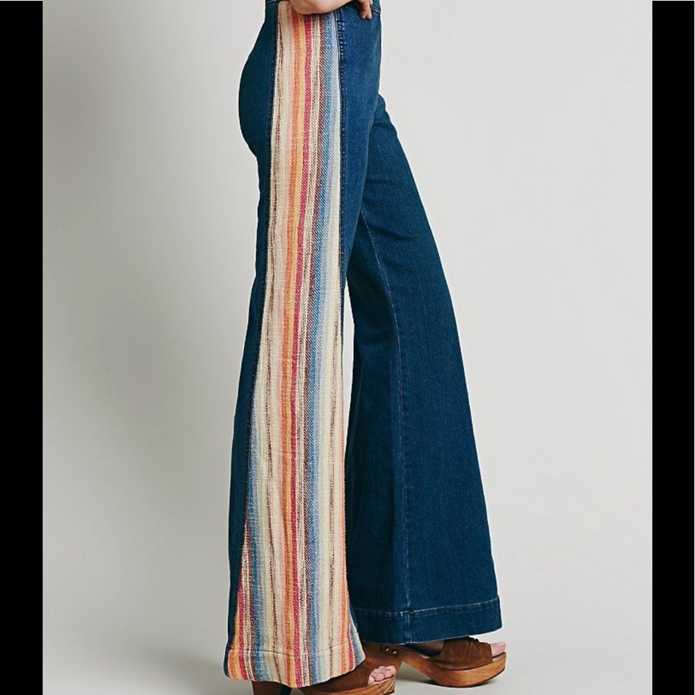 ISO Looking for these Free People sacred valley blanket flares!